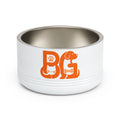 Barkable Stainless Pet Bowl — 18 oz, Paw Design