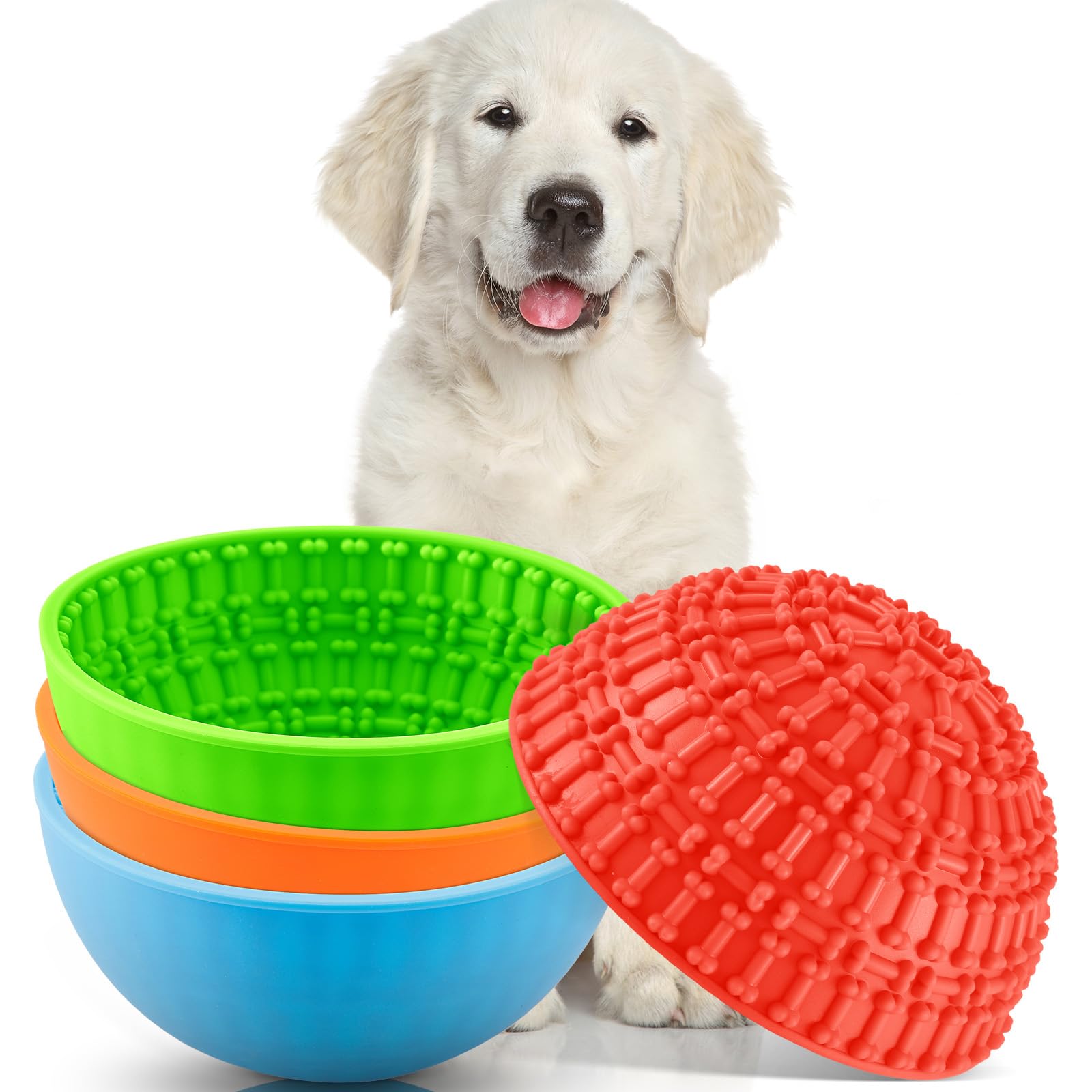Barkable Wobble Lick Bowls — 4-Pack