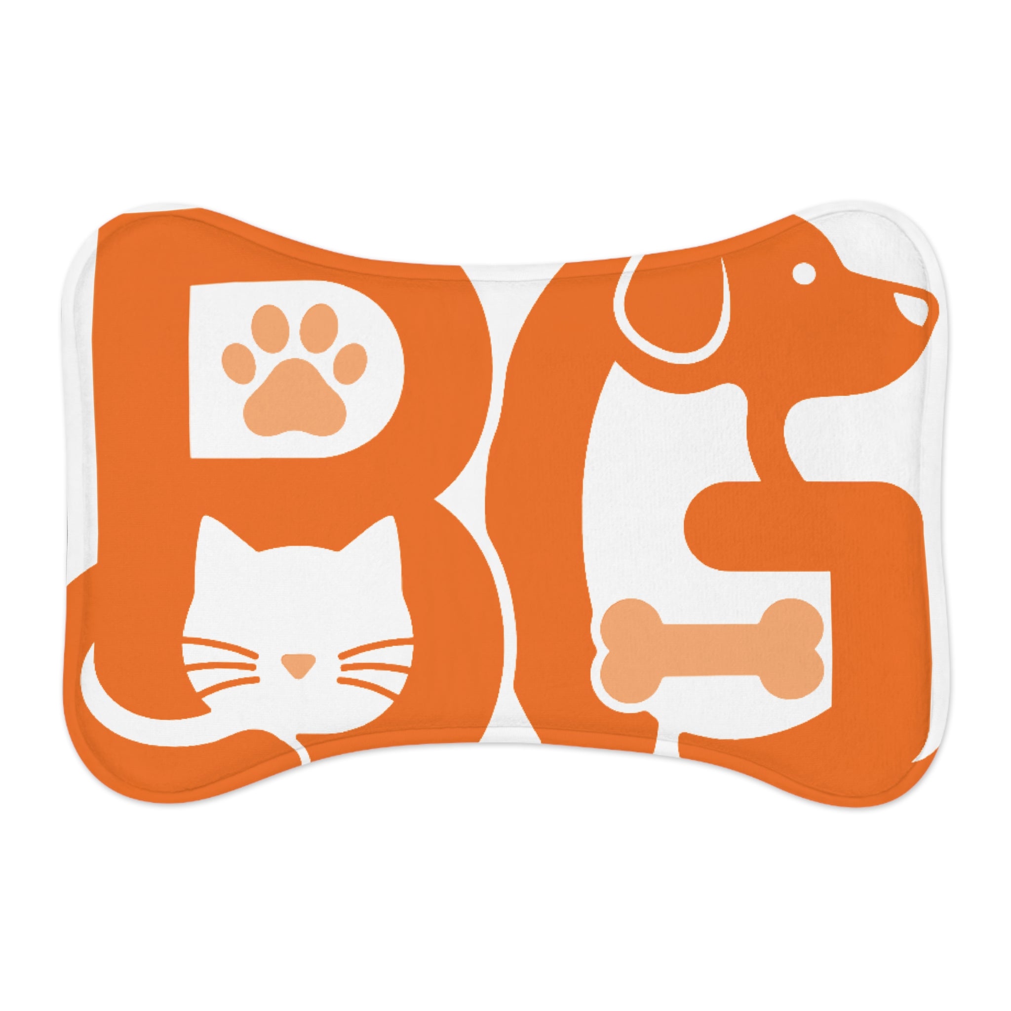 Barkable Pet Feeding Mat — Bone & Paw Design