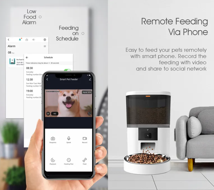 Barkable SmartBowl Wi-Fi Feeder with Camera