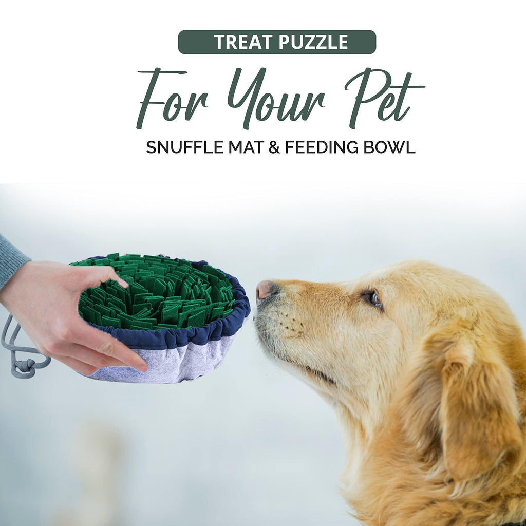 Barkable adjustable snuffle mat enrichment feeding mat