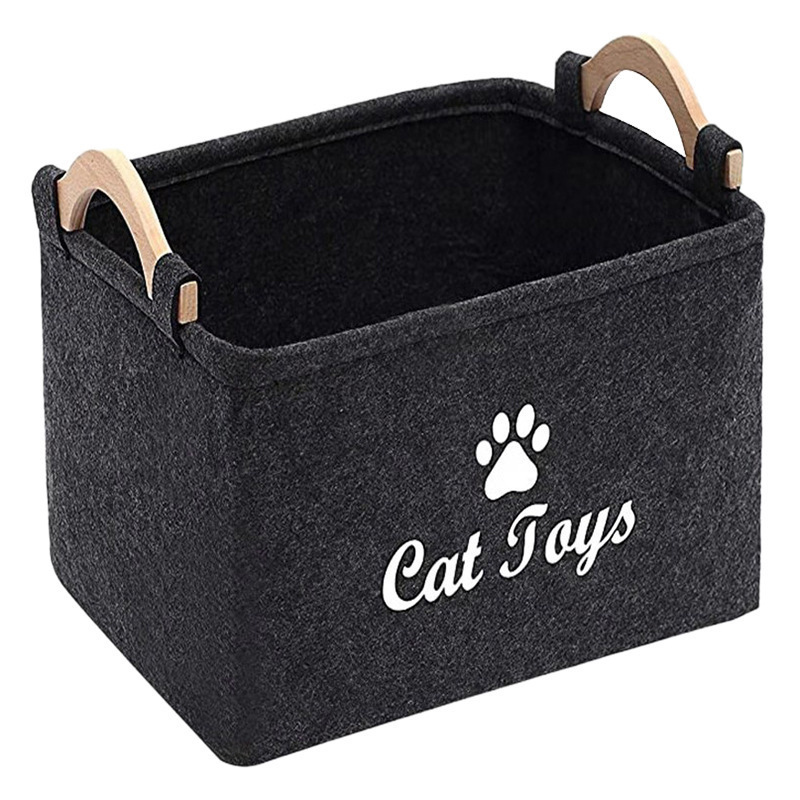 Barkable Felt Toy Storage Basket