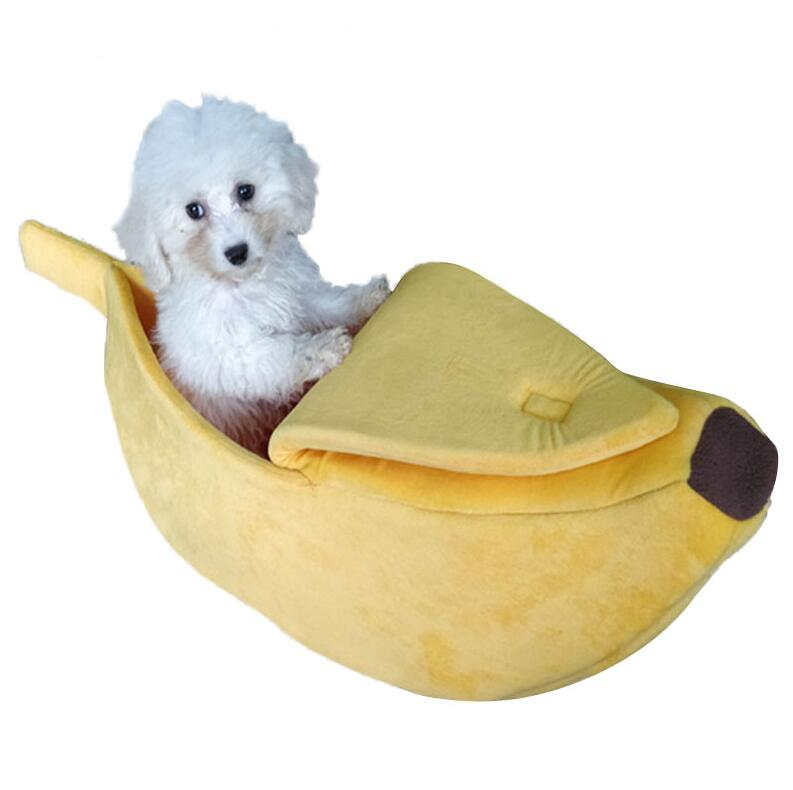 Barkable Banana Snuggle Bed