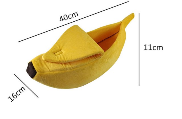 Barkable Banana Snuggle Bed