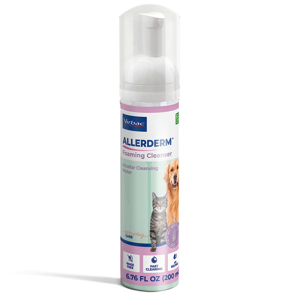 Allerderm Rinse-Free Micellar Foam Shampoo