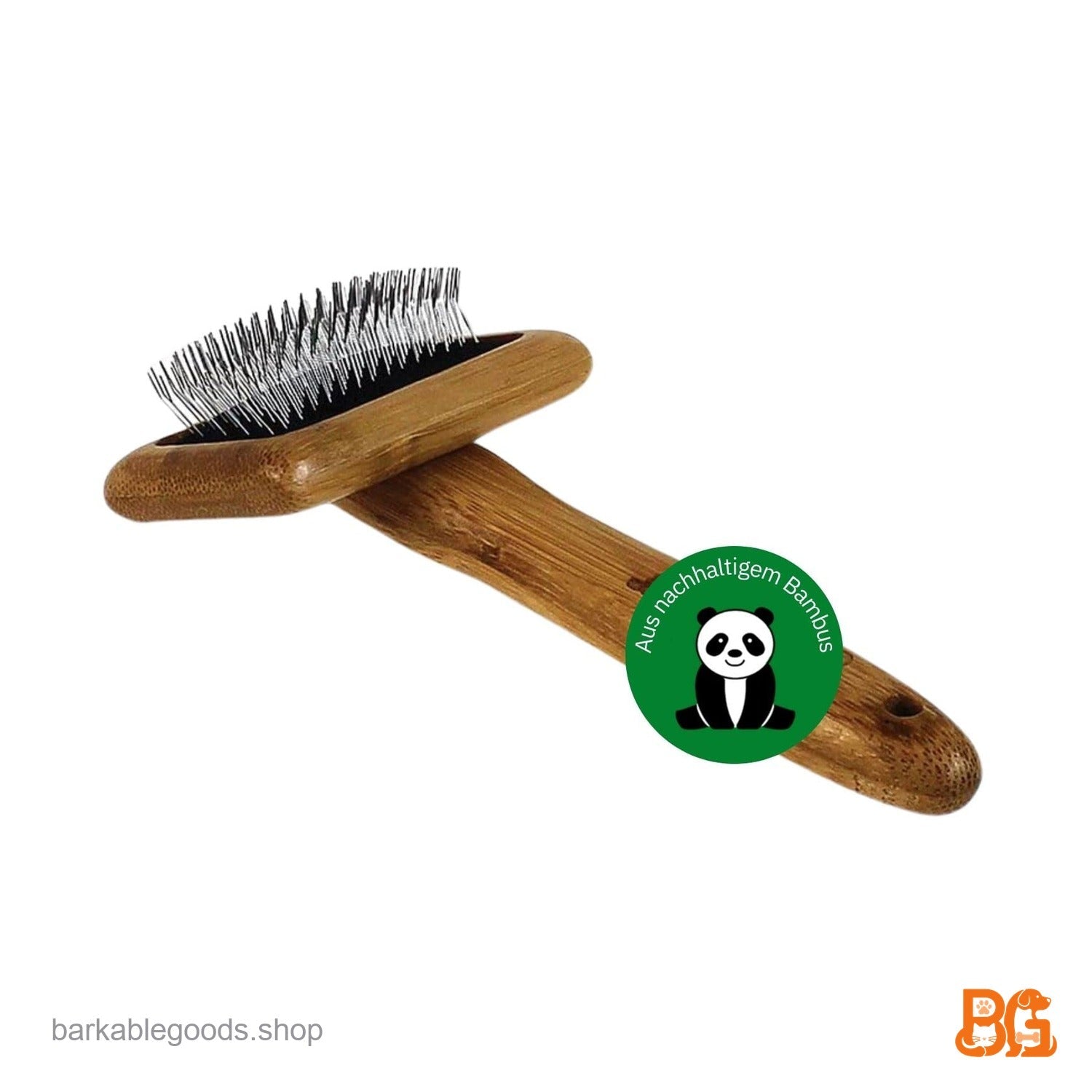 Alcott Bamboo Slicker Brush — Small