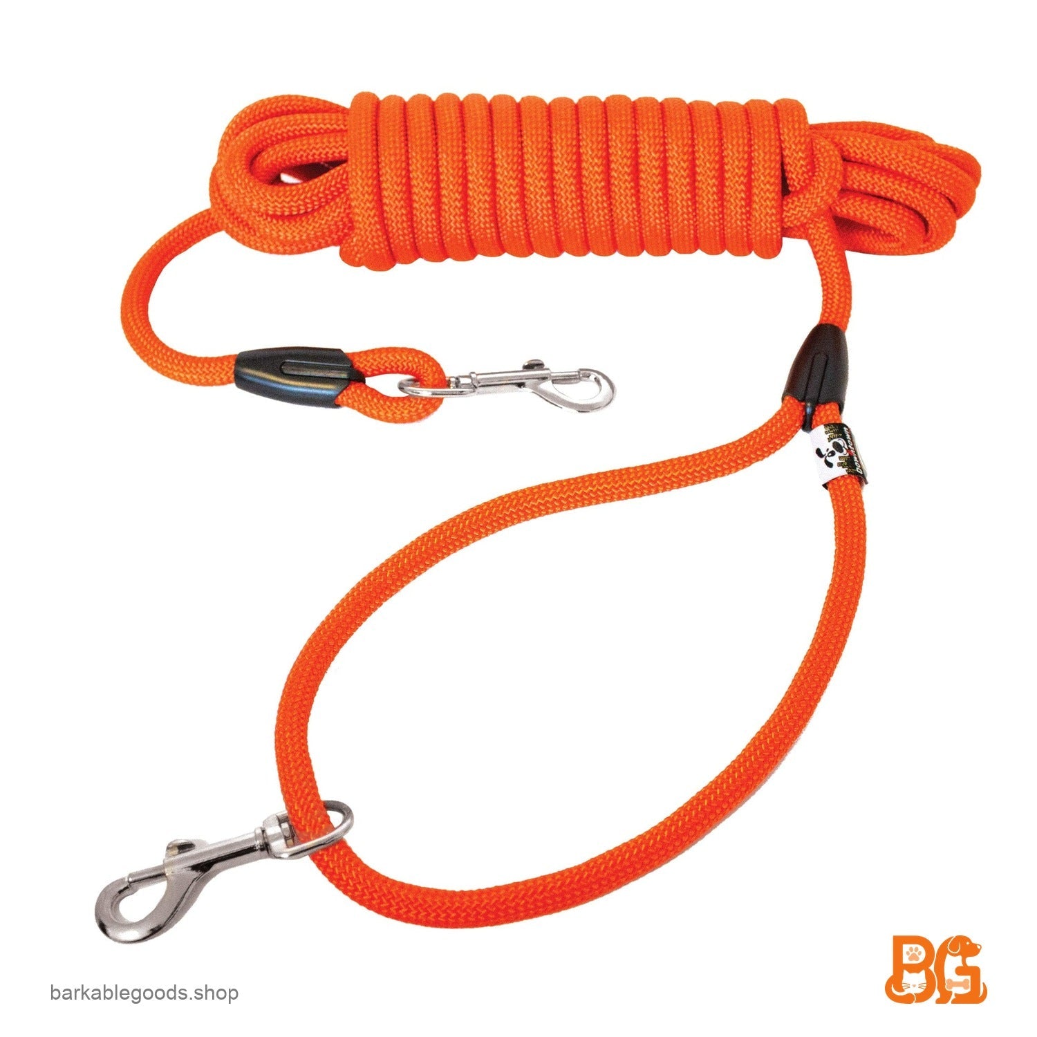 Barkable Corded Rope Recall Leash — 50 ft
