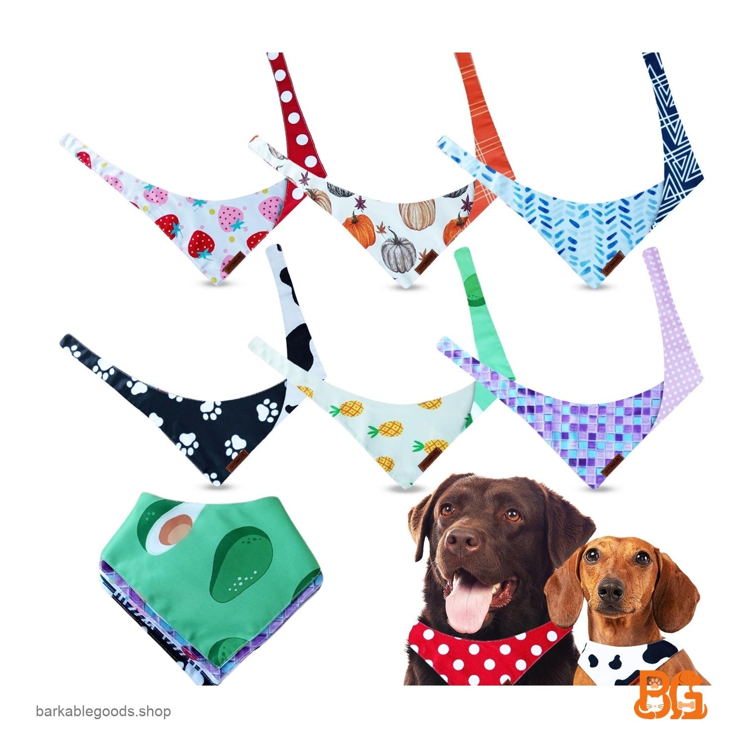 Barkable Dog Bandana — Large Breed
