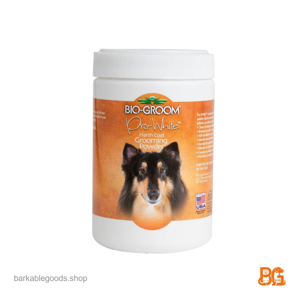 Bio-Groom Pro-White Grooming Powder — 8 oz