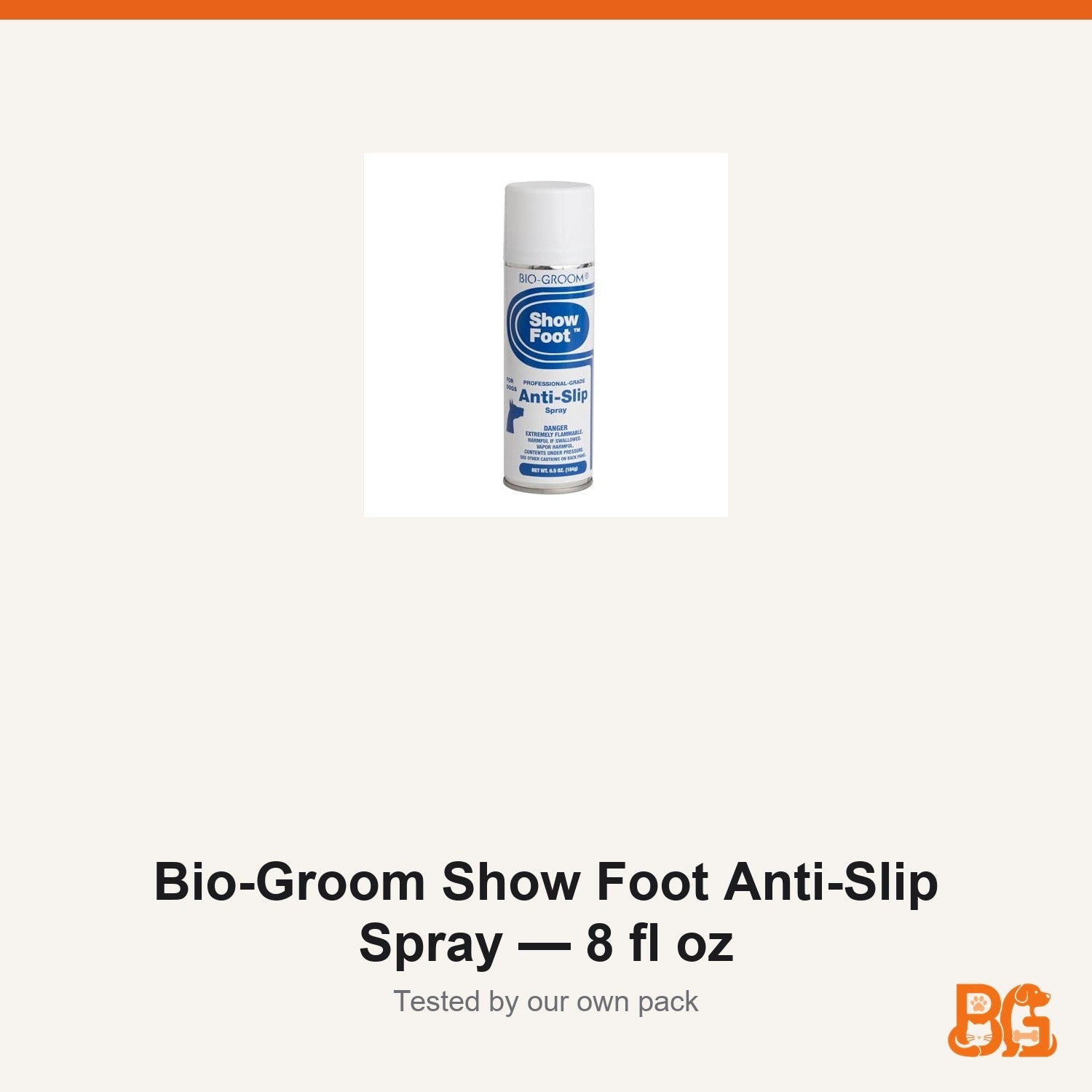 Bio-Groom Show Foot Anti-Slip Spray — 8 fl oz