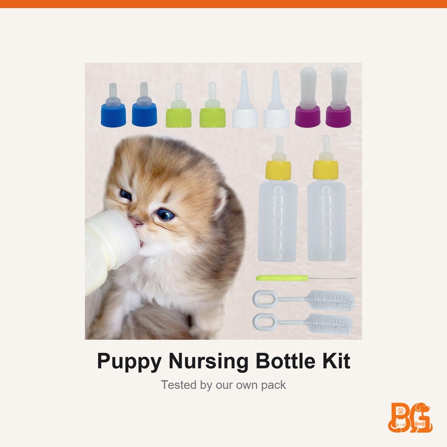 Barkable Puppy Nursing Bottle Kit