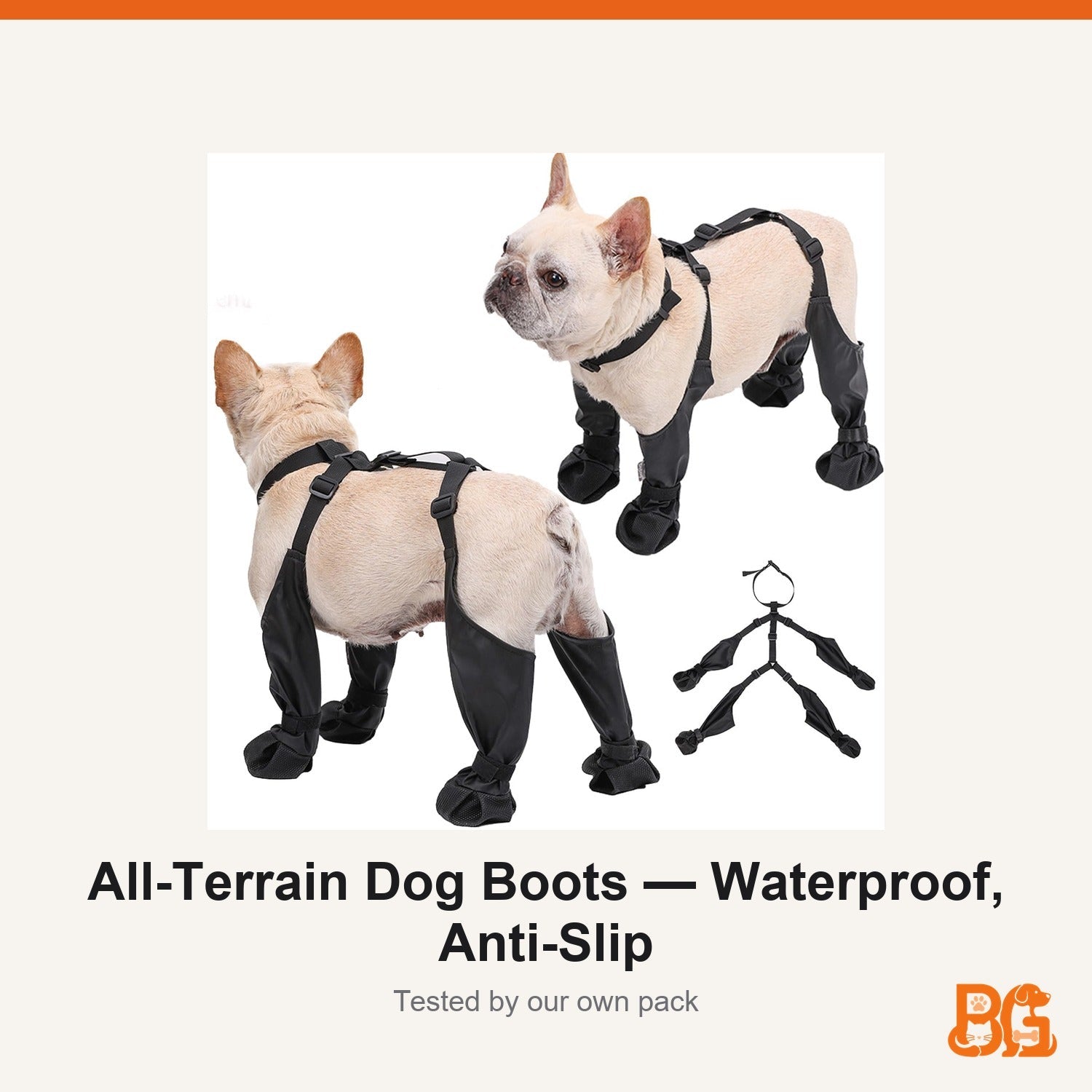 Barkable All-Terrain Dog Boots — Waterproof, Anti-Slip