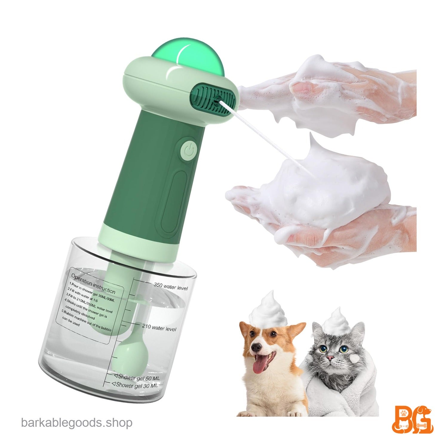 Barkable Electric Foaming Shampoo Dispenser