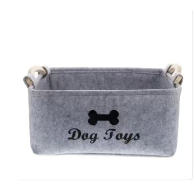 Barkable Felt Toy Storage Basket