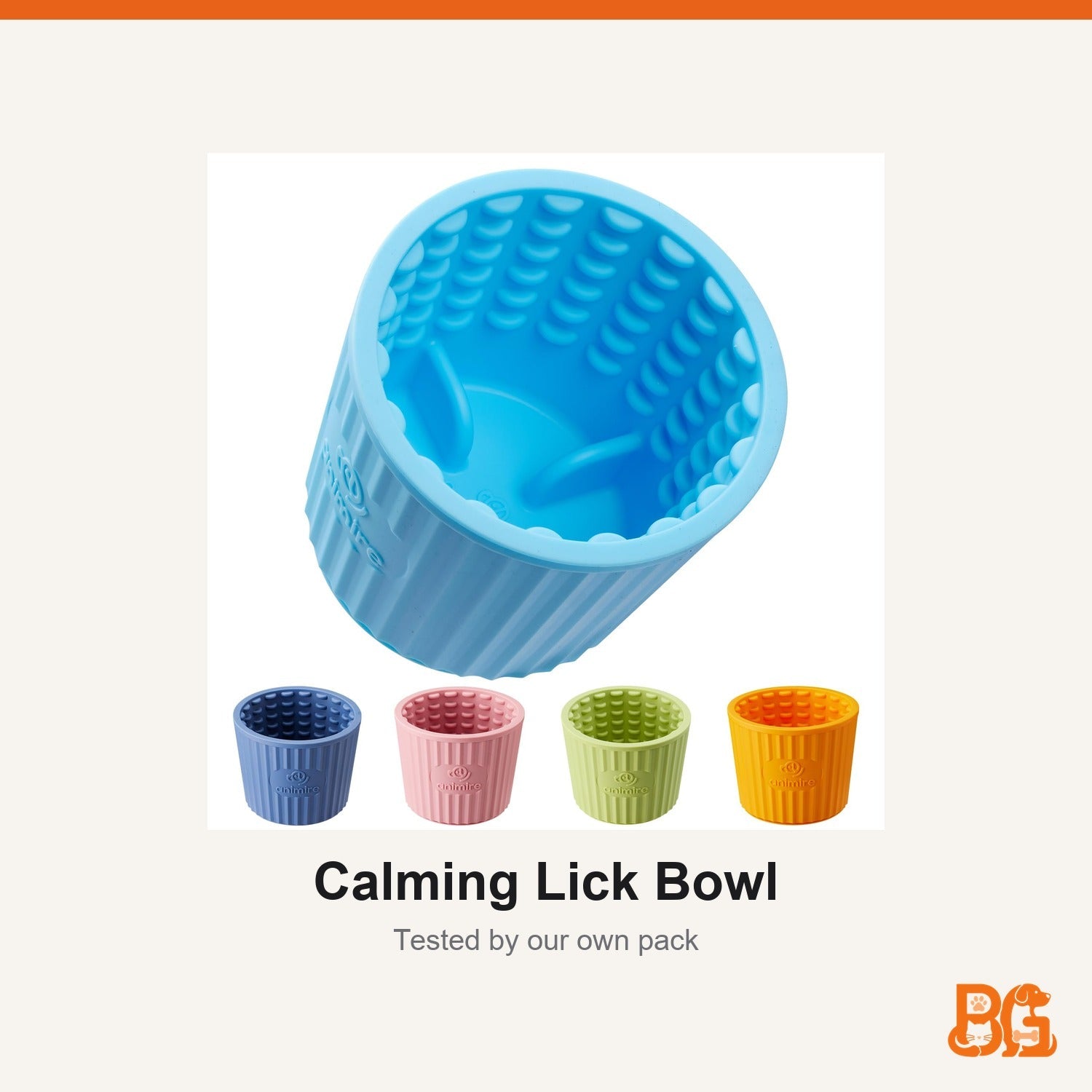 Barkable Calming Lick Bowl
