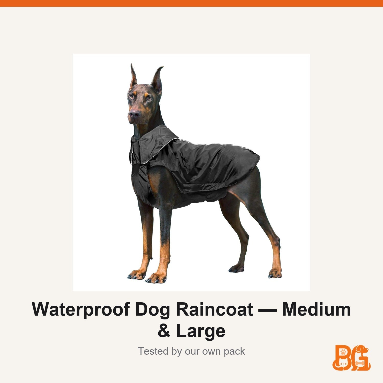 Barkable Waterproof Dog Raincoat — Medium & Large