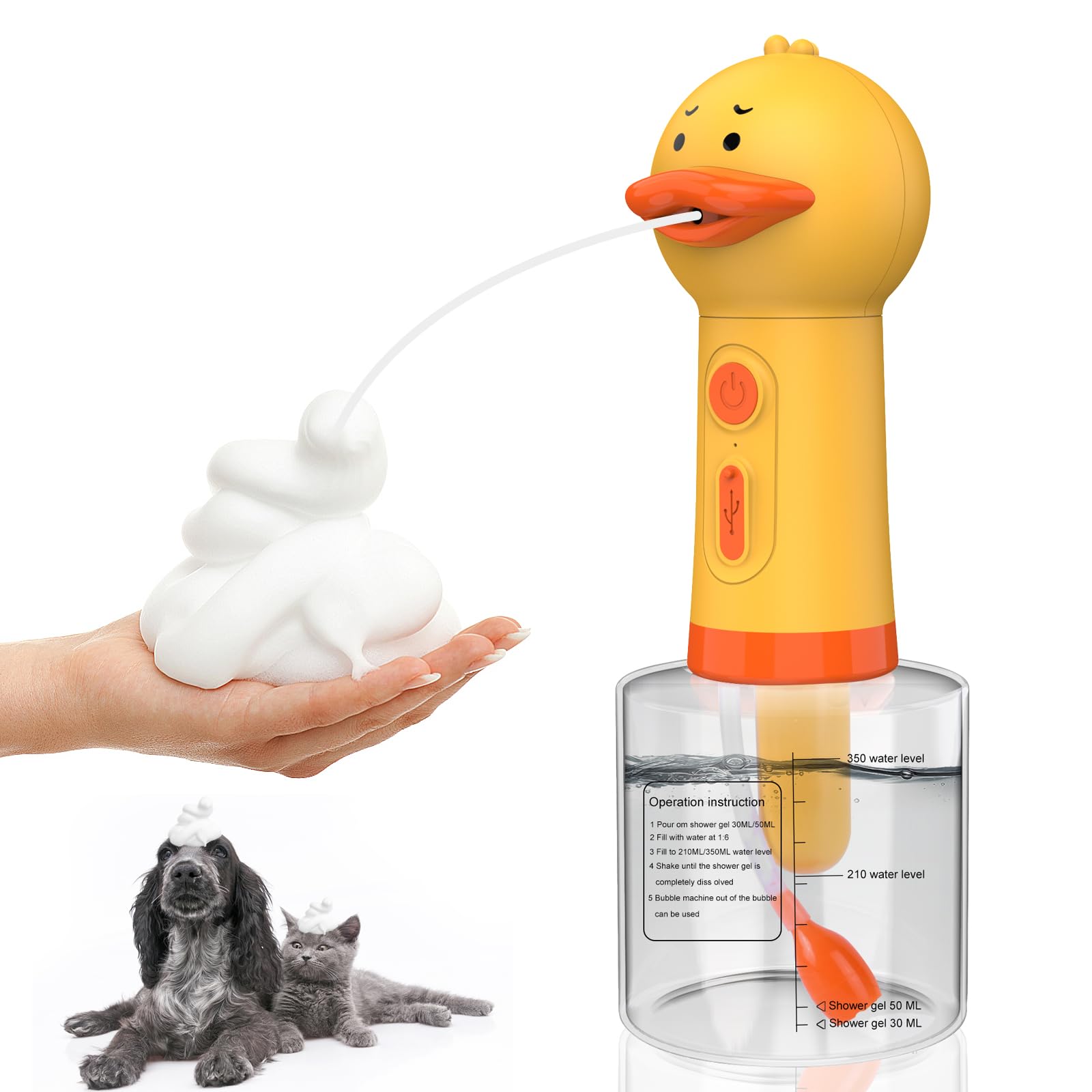 Barkable Duck Foaming Shampoo Dispenser