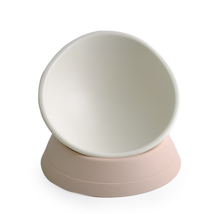 Barkable Tilted Cat Bowl — Non-Slip