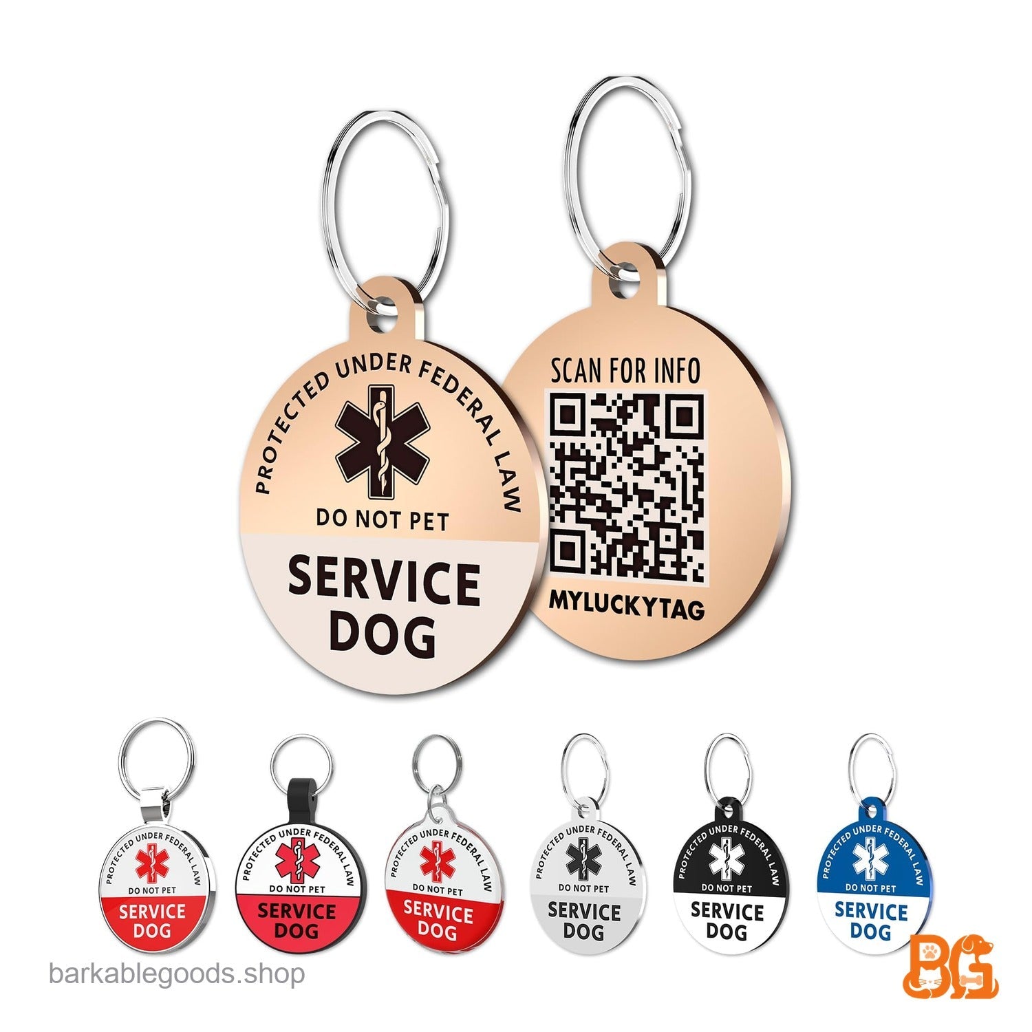 Barkable QR Pet ID Tag — Digital Profile & Alert