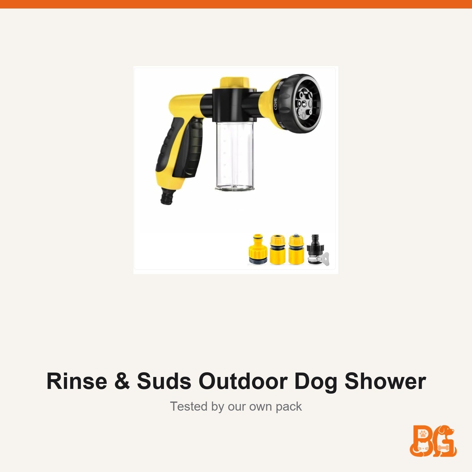 Barkable Rinse & Suds Outdoor Dog Shower